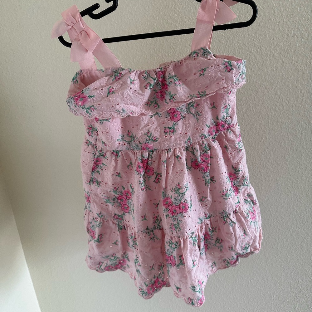 Janie and Jack Pink Floral Dress